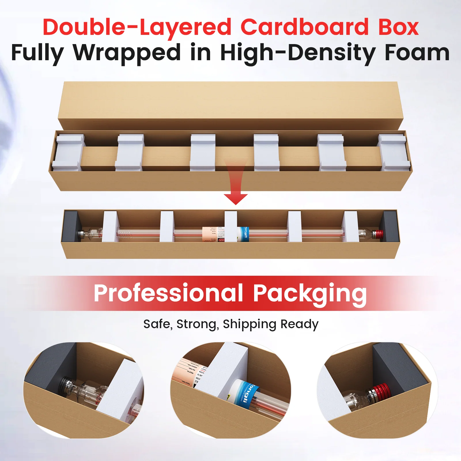 Monport 90W CO2 Laser Tube for Laser Engraver - Image 8