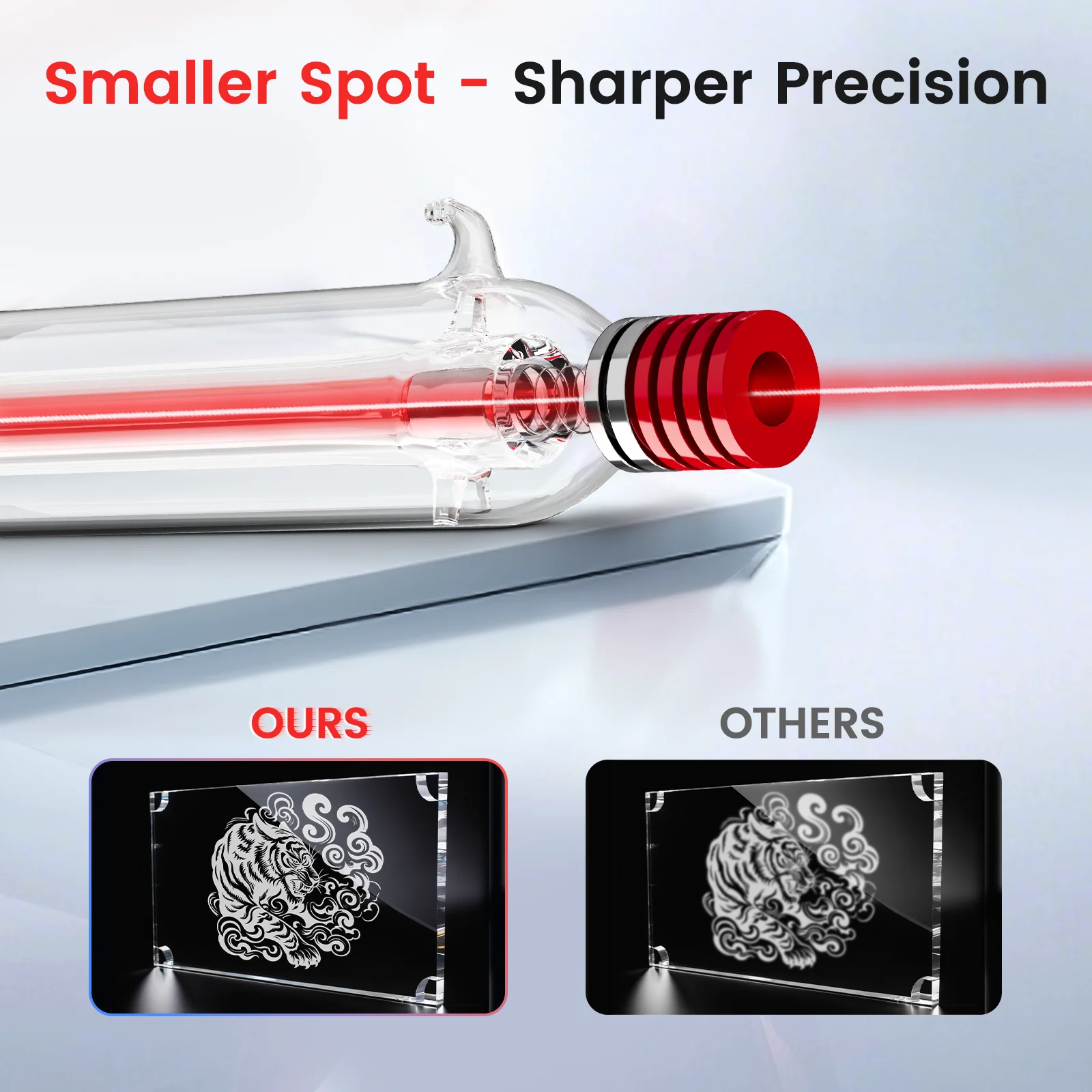 Monport 90W CO2 Laser Tube for Laser Engraver - Image 9