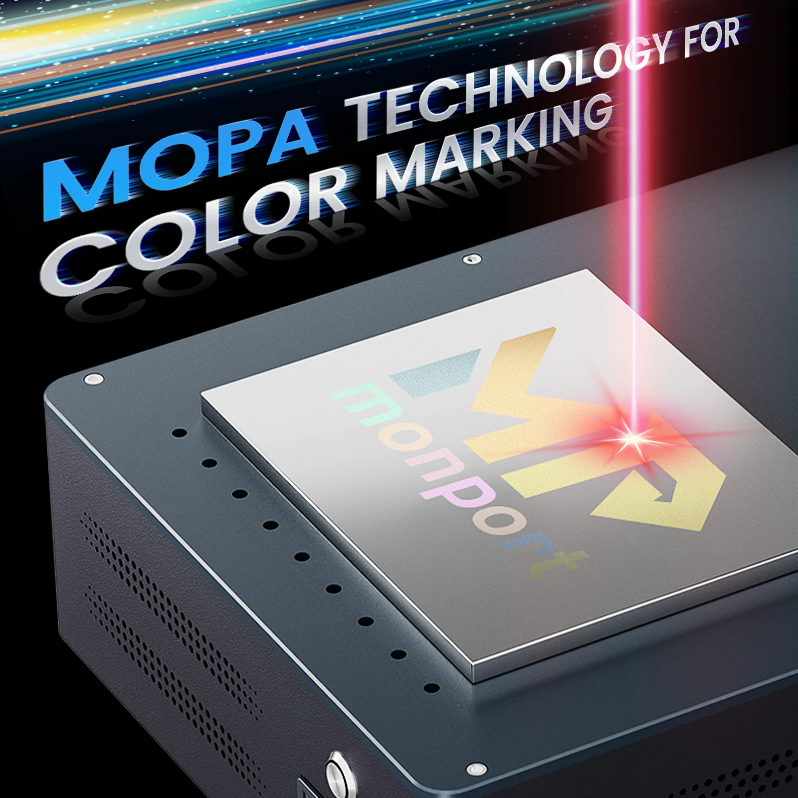 Monport GM 30W Pro Integrated MOPA Fiber Laser Engraver & Marking Machine with AutoFocus - Image 11