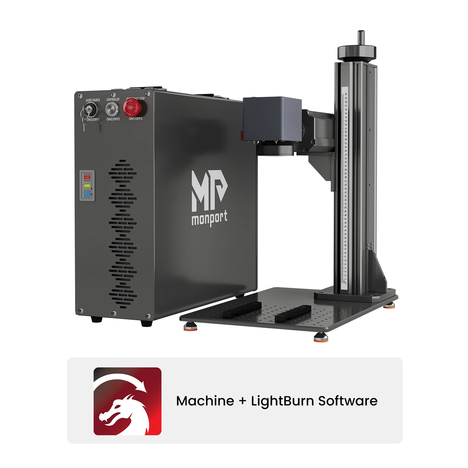 Monport GT 200W Split MOPA Fiber Laser Engraver & Color Marking Machine With AutoFocus – FDA Approval - Image 20