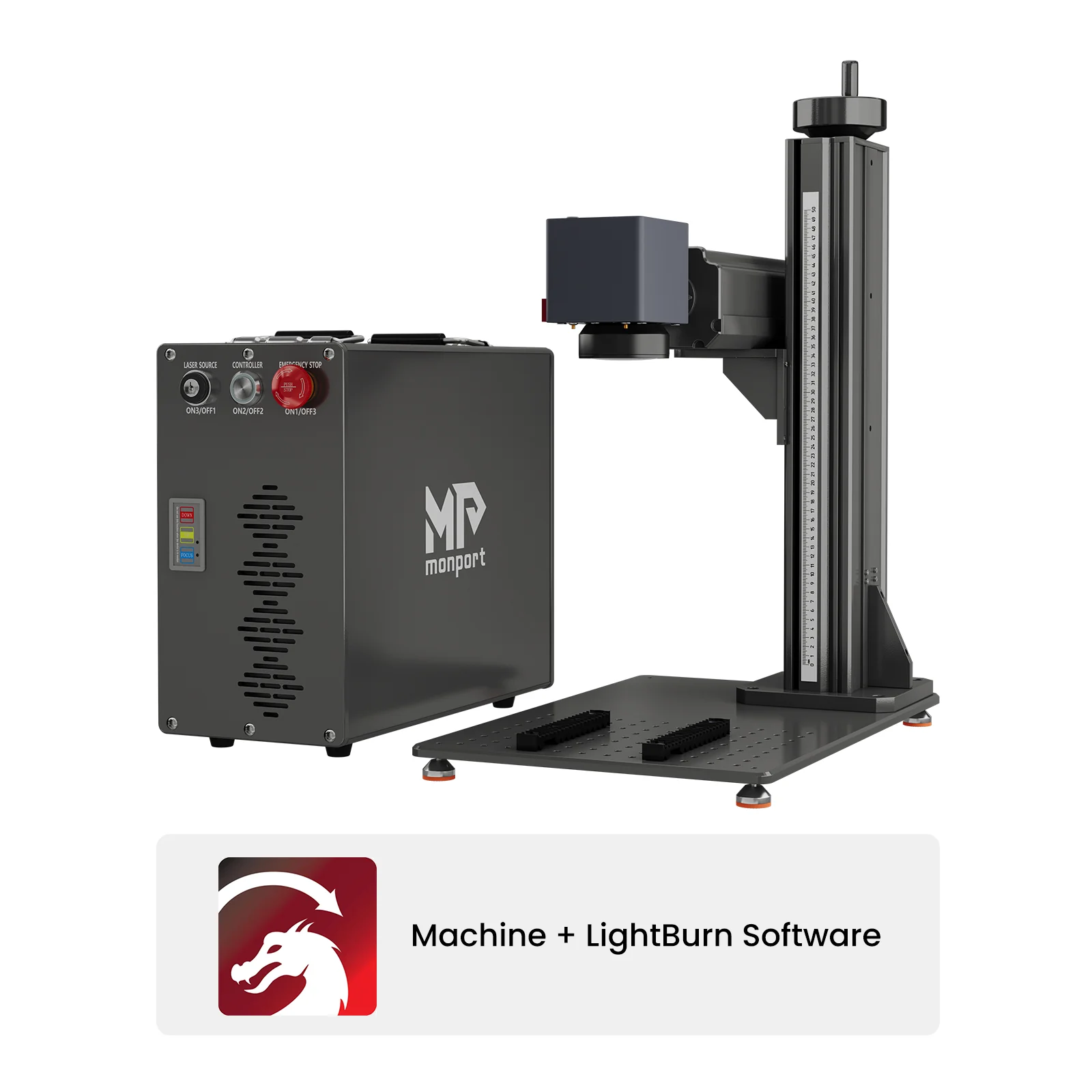 Monport GT 80W Split MOPA Fiber Laser Engraver & Color Marking Machine With AutoFocus – FDA Approval - Image 19