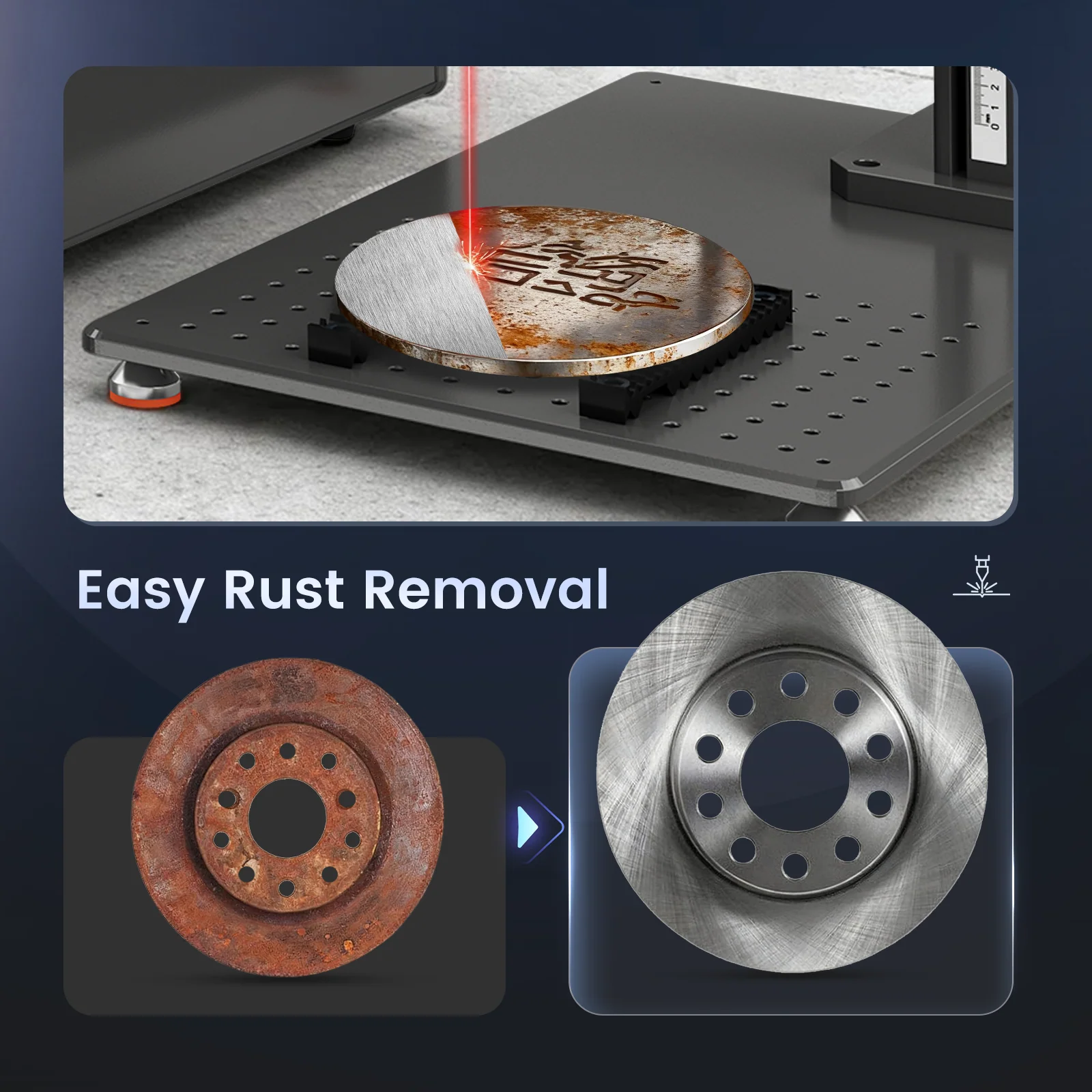 Monport GT 80W Split MOPA Fiber Laser Engraver & Color Marking Machine With AutoFocus – FDA Approval - Image 9