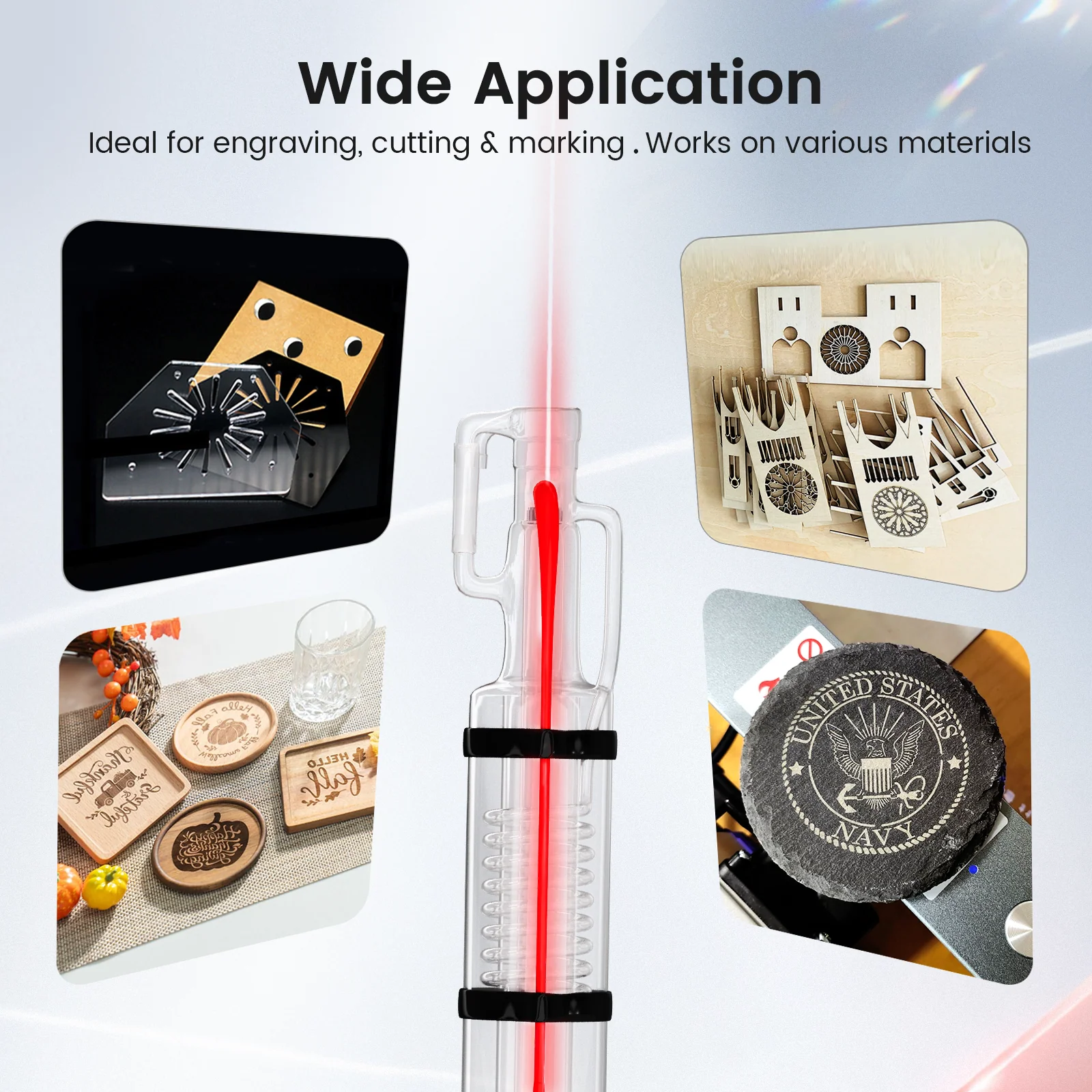 Monport 60W CO2 Laser Tube for Laser Engraver - Image 7