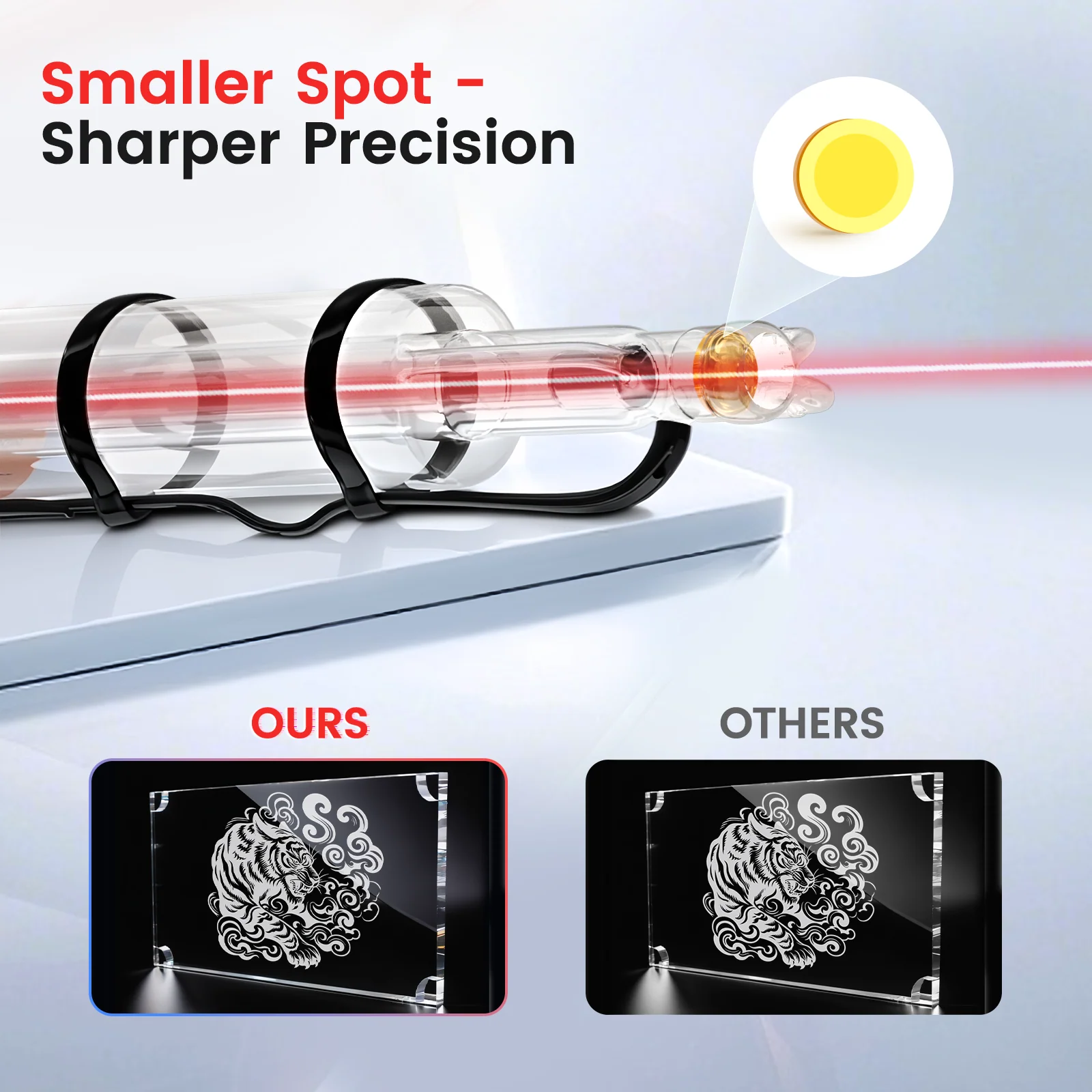 Monport 60W CO2 Laser Tube for Laser Engraver - Image 8