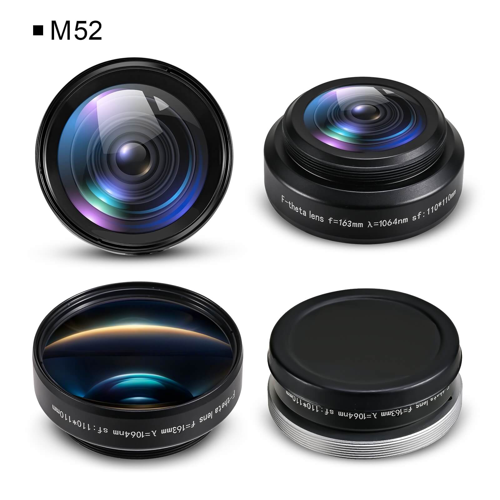 Monport F-theta M52 110mm*110mm Replacement Optical Scanning Lens for Fiber Laser Engraver - Image 5