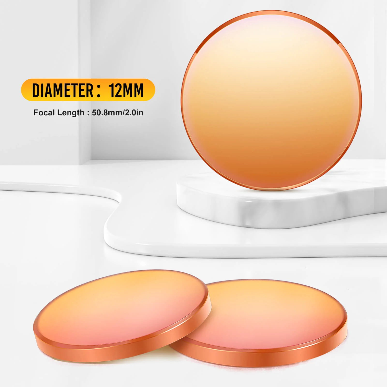 Monport 12mm Focus Lens for 40W CO2 Laser Engraver - Image 6