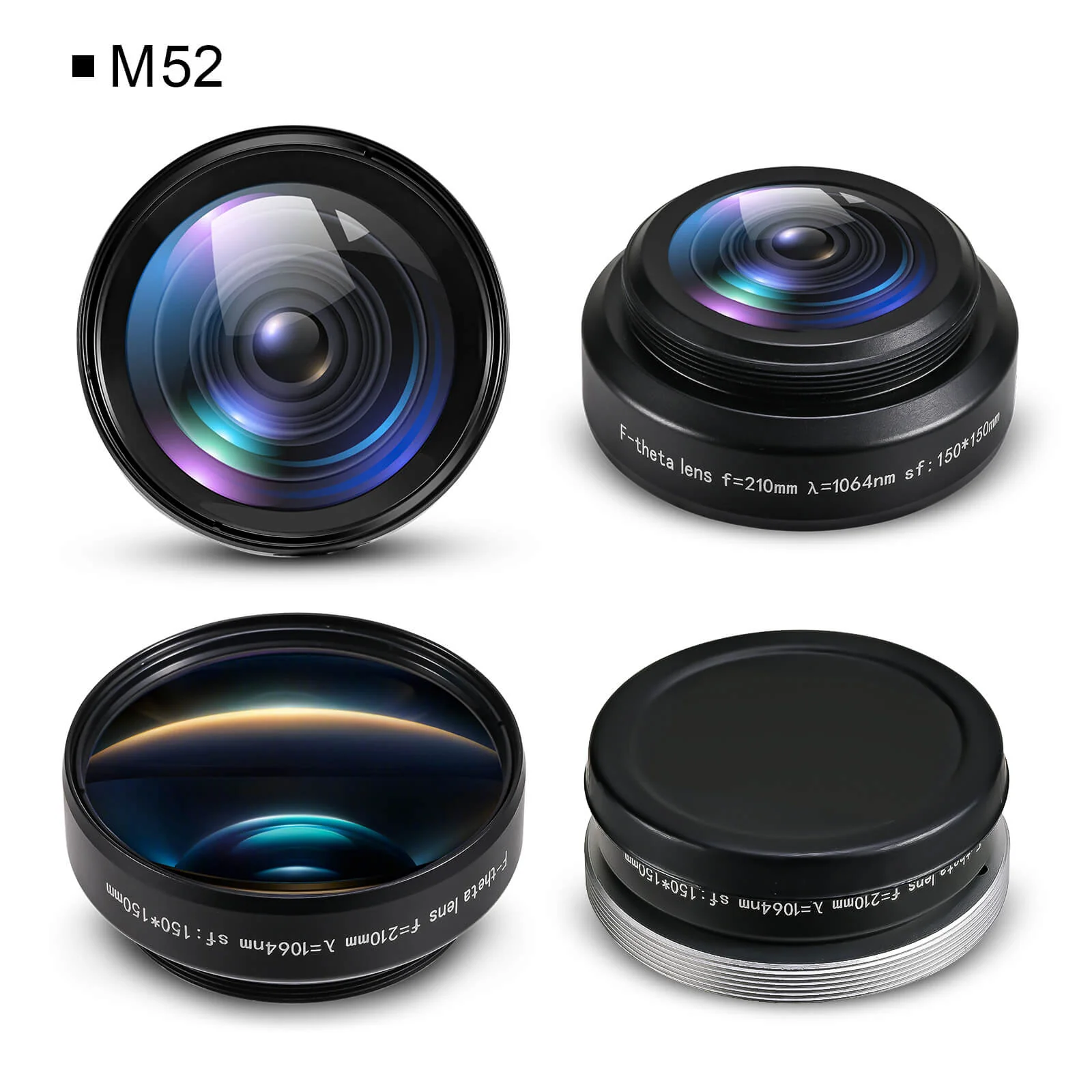 Monport F-theta M52 150mm*150mm Replacement Optical Scanning Lens for Fiber Laser Engraver - Image 5