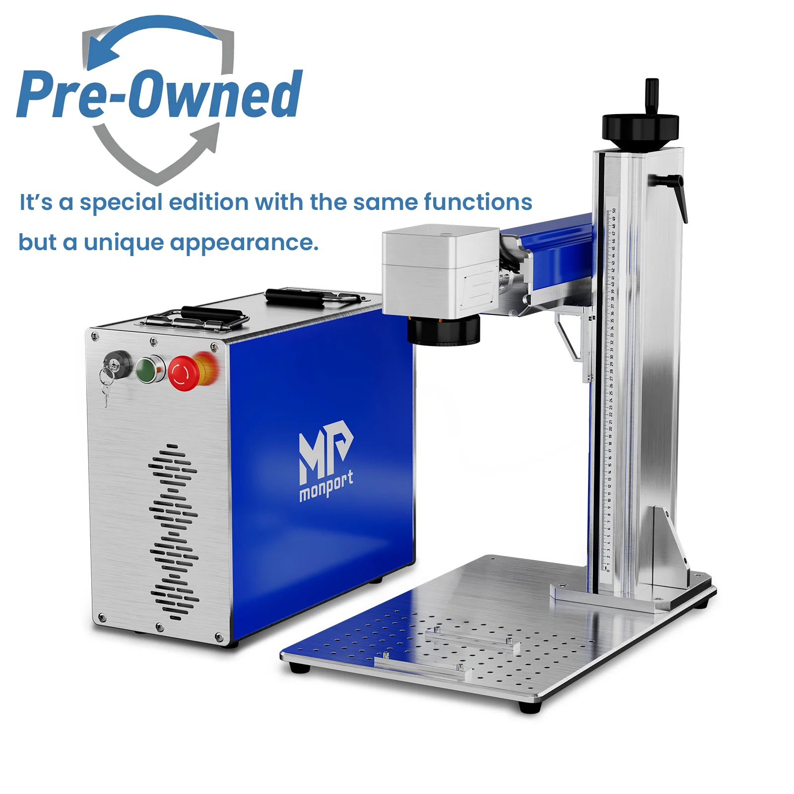 Monport GQ 30W (5.9" x 5.9") Fiber Laser Engraver & Marking Machine with FDA Approval - Image 9