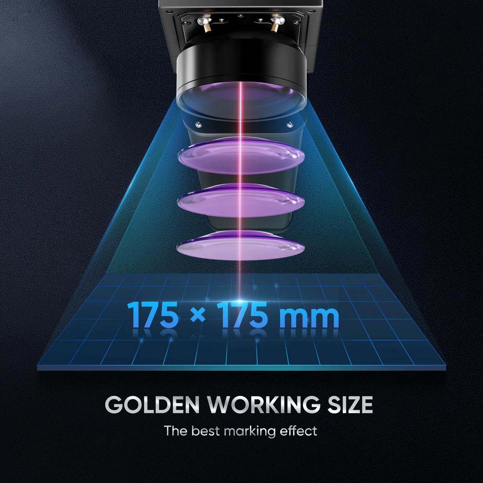 Monport GPro 30W Split MOPA Fiber Laser Engraver & Marking Machine With Manual Focus - Image 13