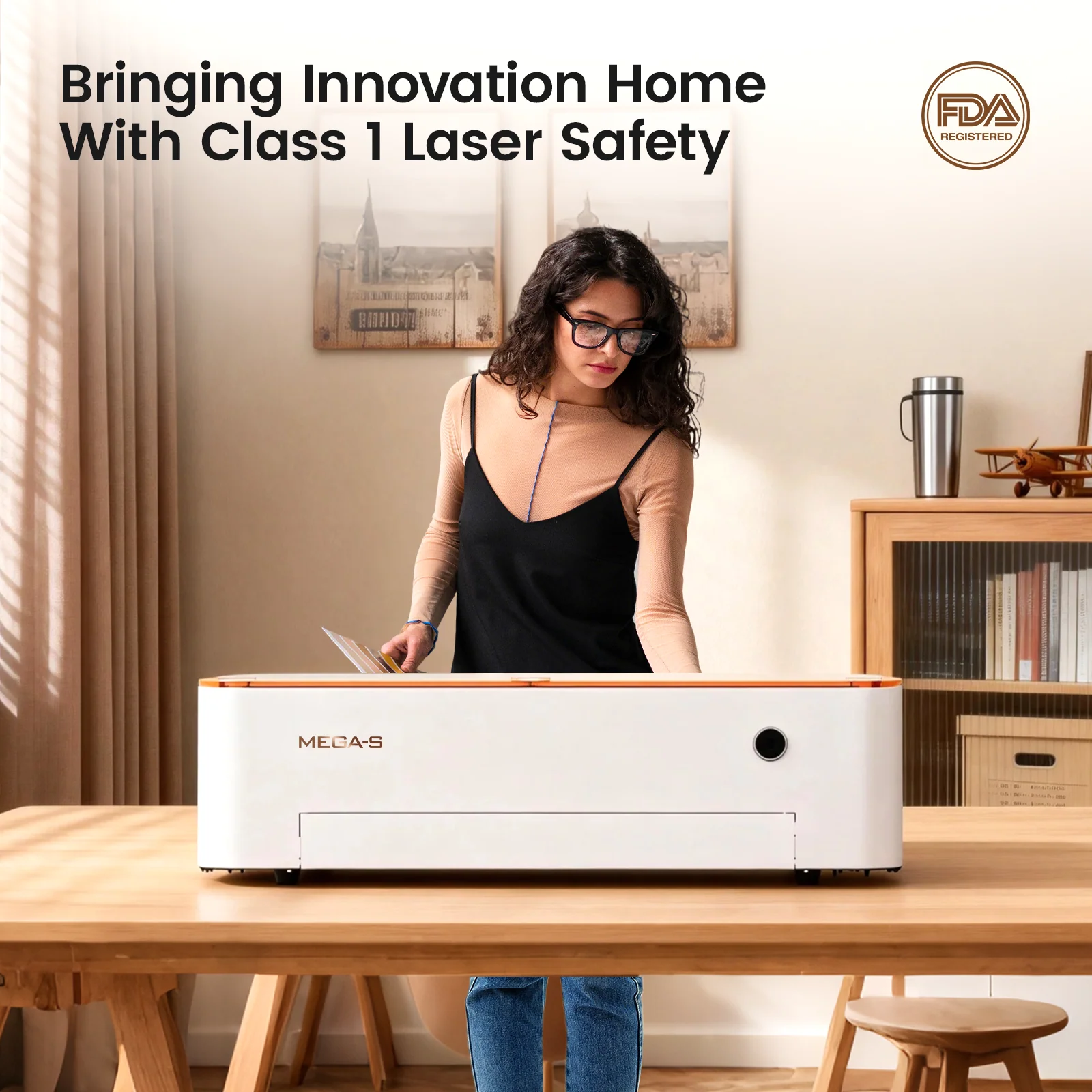 Monport Mega S: 70W Revolutionary Co2 Laser Engraver & Cutter with Intelligent Precision and Automation - Image 12