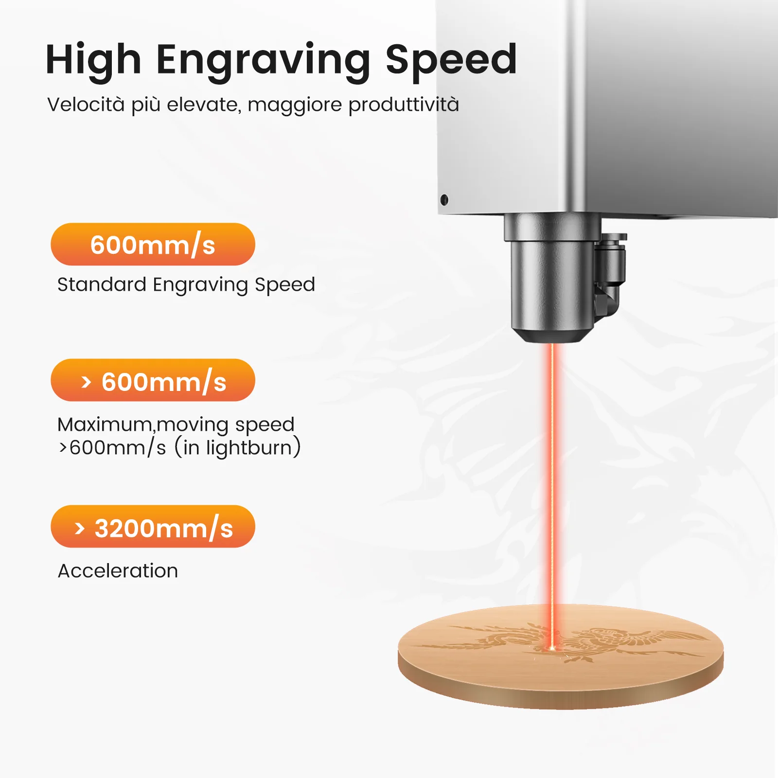 Monport Mega S: 70W Revolutionary Co2 Laser Engraver & Cutter with Intelligent Precision and Automation - Image 15