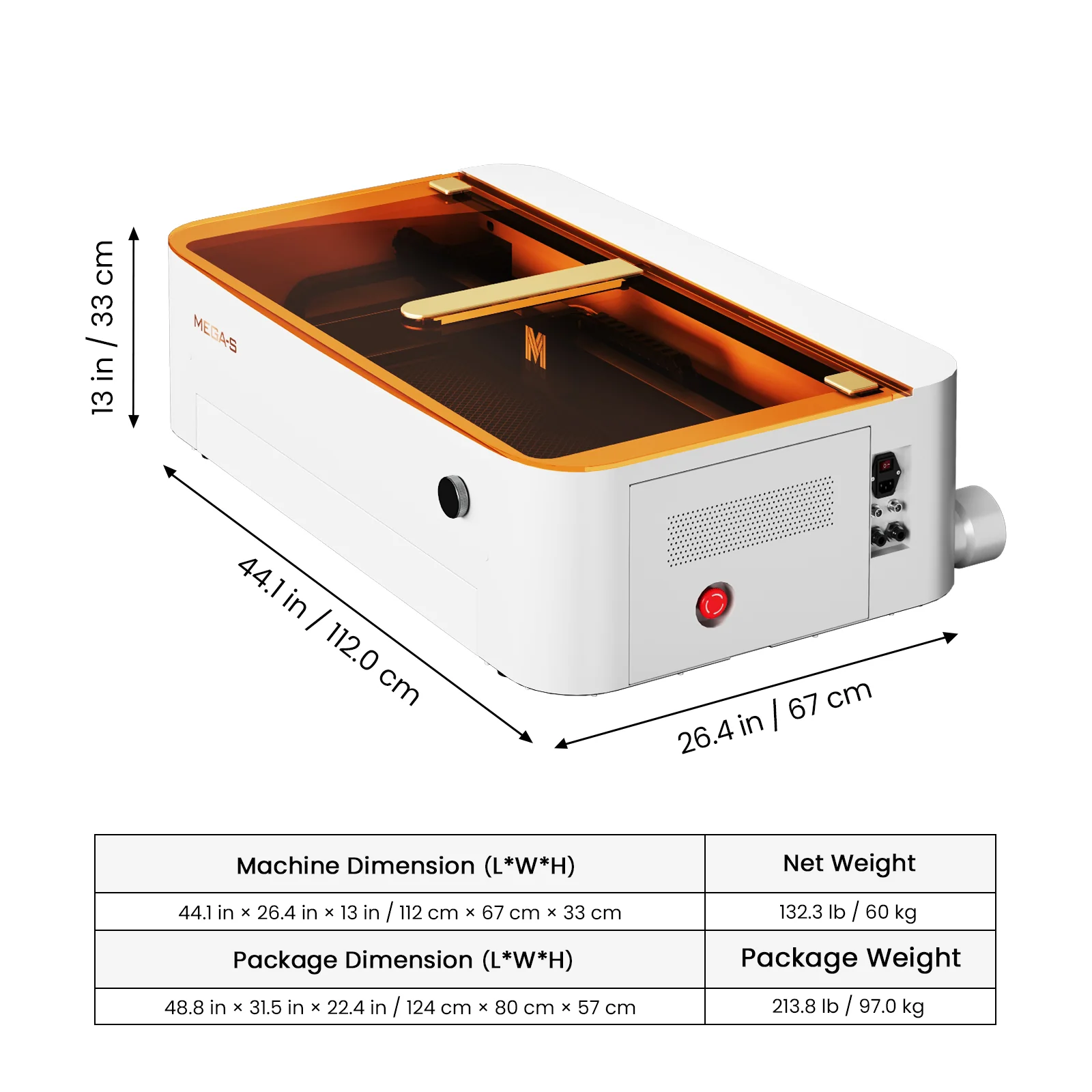 Monport Mega S: 70W Revolutionary Co2 Laser Engraver & Cutter with Intelligent Precision and Automation - Image 23
