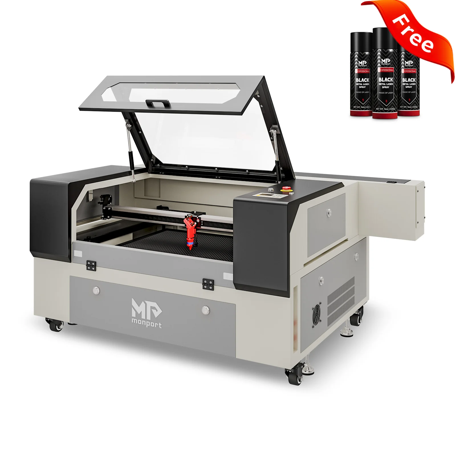 Monport 90W CO2 Laser Engraver & Cutter (28" x 20") with Autofocus - Image 13