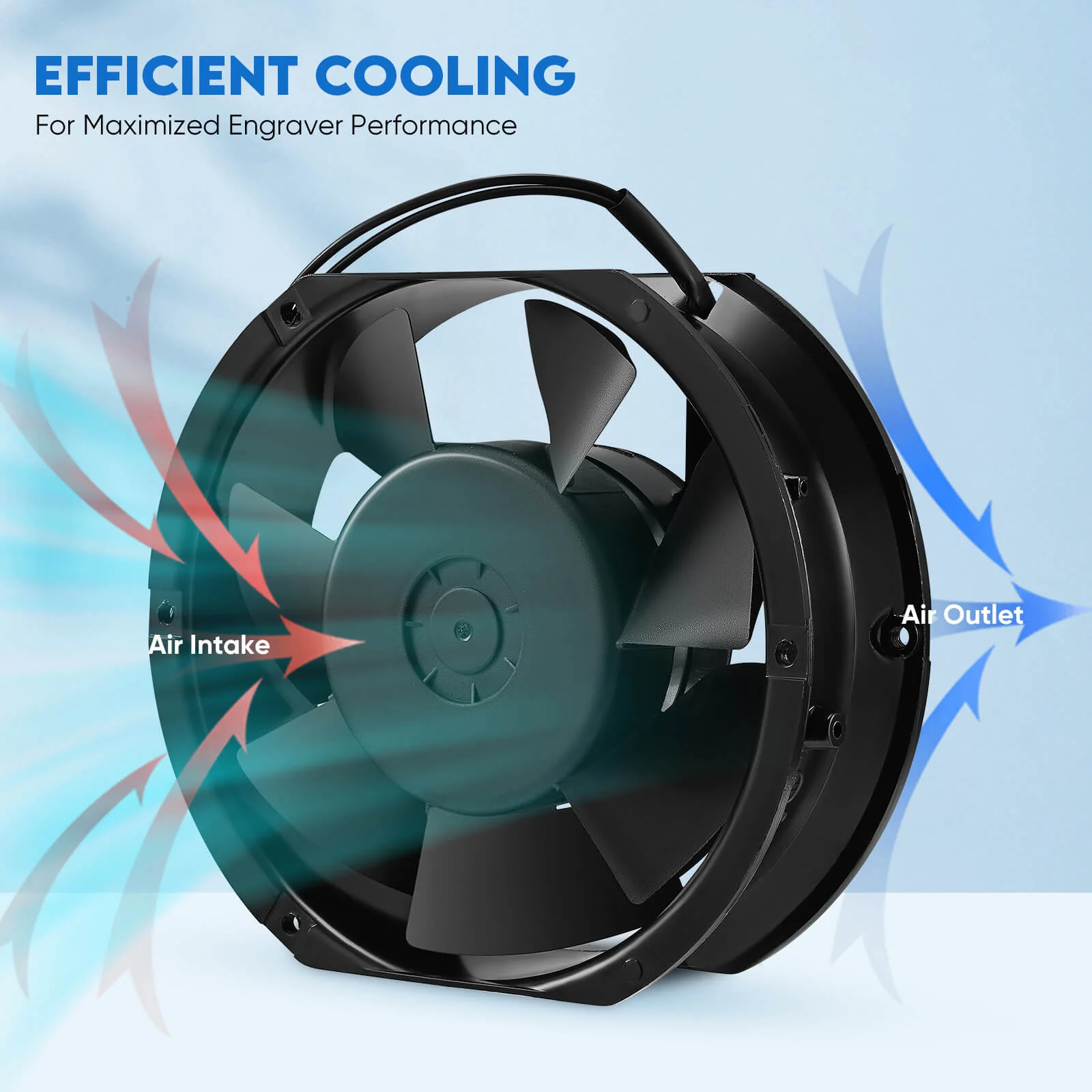 Monport CO2 Laser Exhaust Fan for 60W-150W CO2 Laser Engraver - Image 4