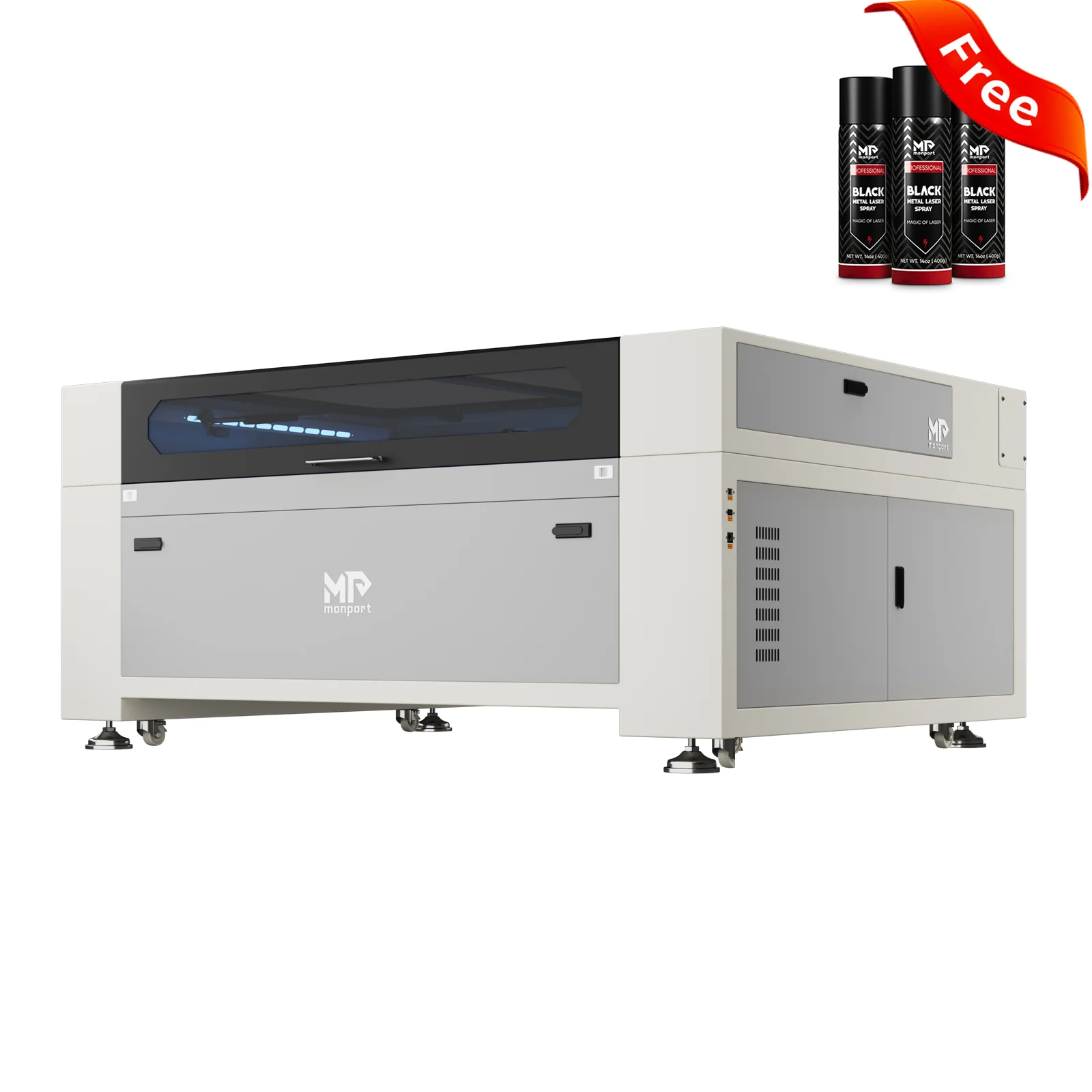 Monport Effi13S Upgraded 130W CO2 Laser Engraver & Cutter with Autofocus and Built-in Water Chiller - Image 14