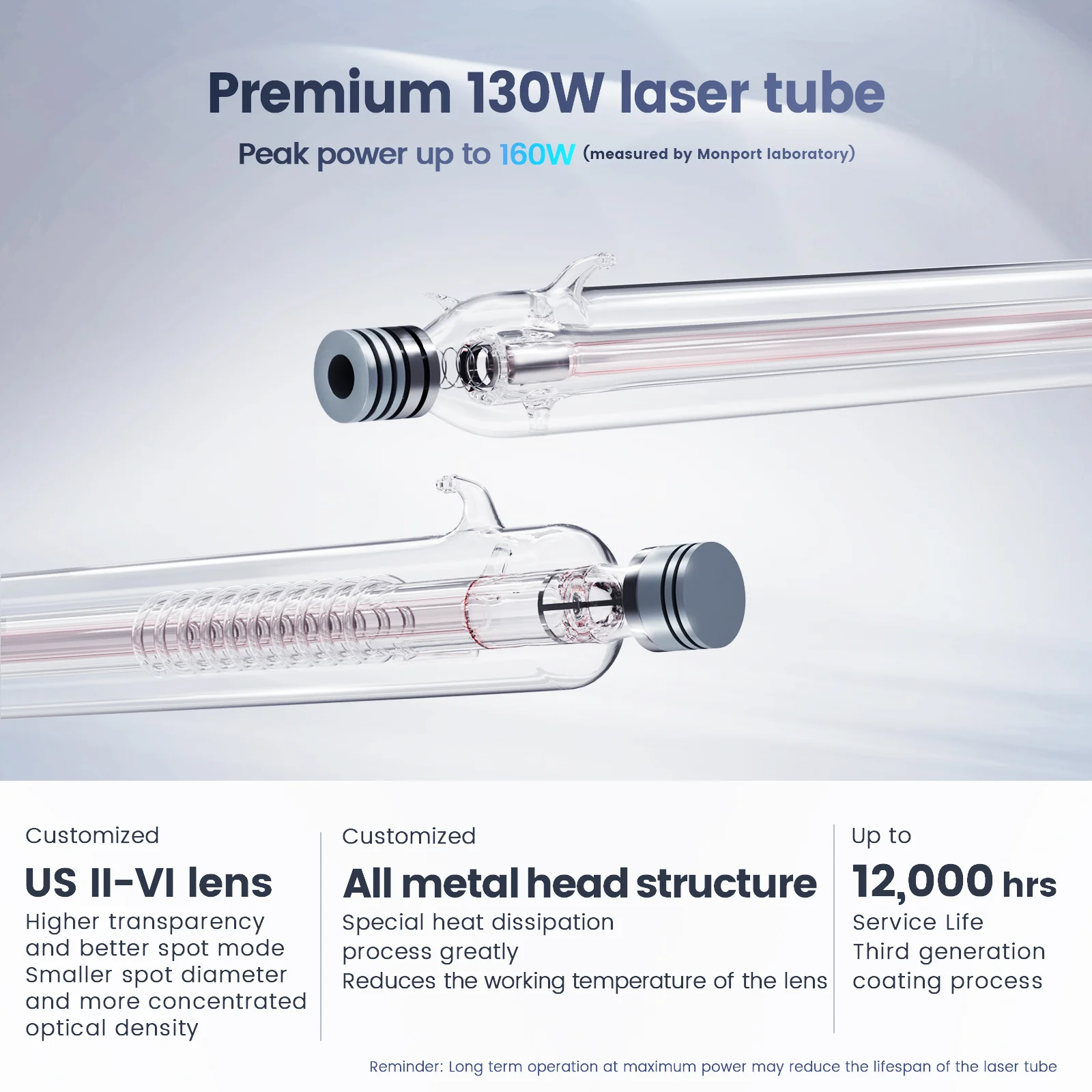 Monport Effi13S Upgraded 130W CO2 Laser Engraver & Cutter with Autofocus and Built-in Water Chiller - Image 6