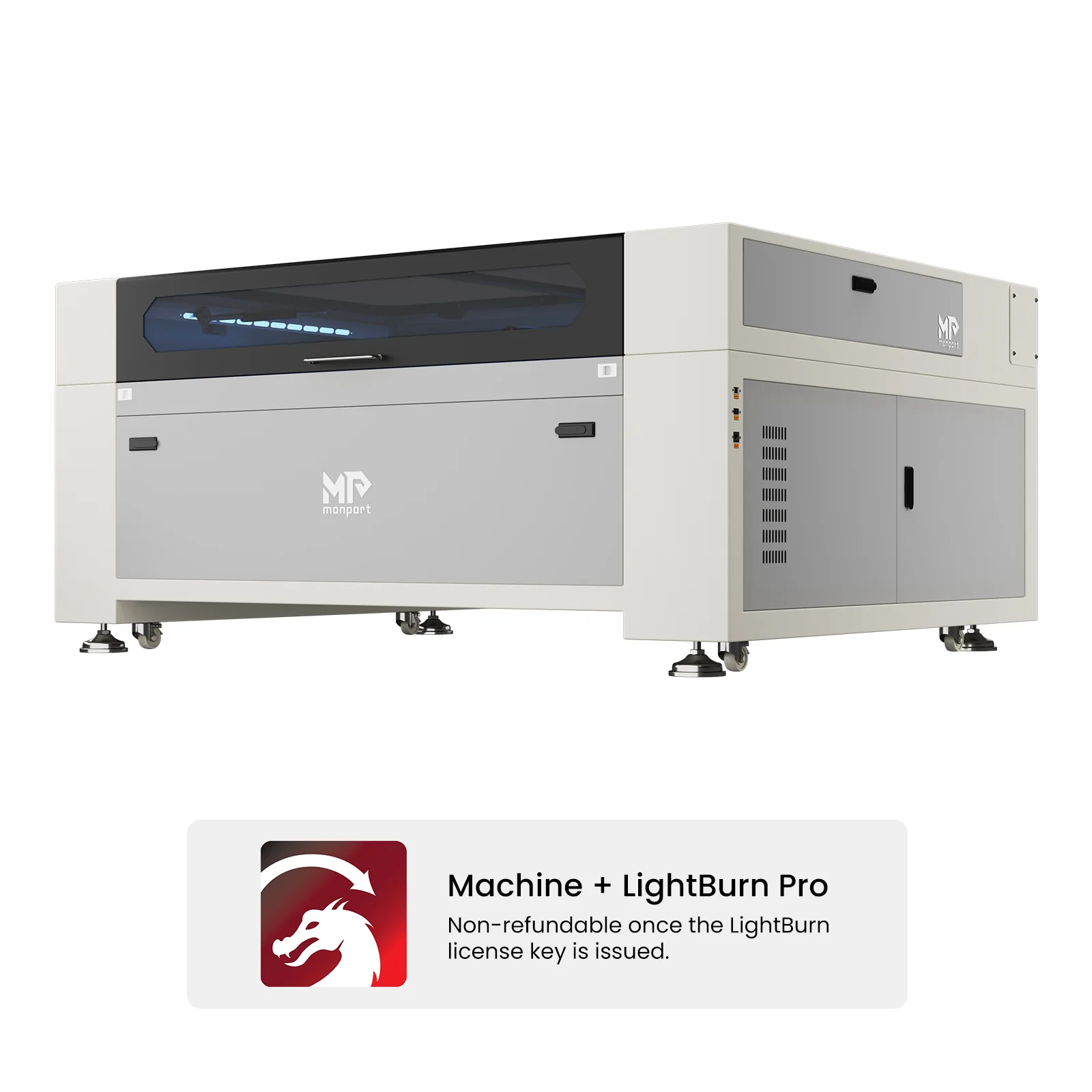 Monport Effi13S Upgraded 130W CO2 Laser Engraver & Cutter with Autofocus and Built-in Water Chiller - Image 13