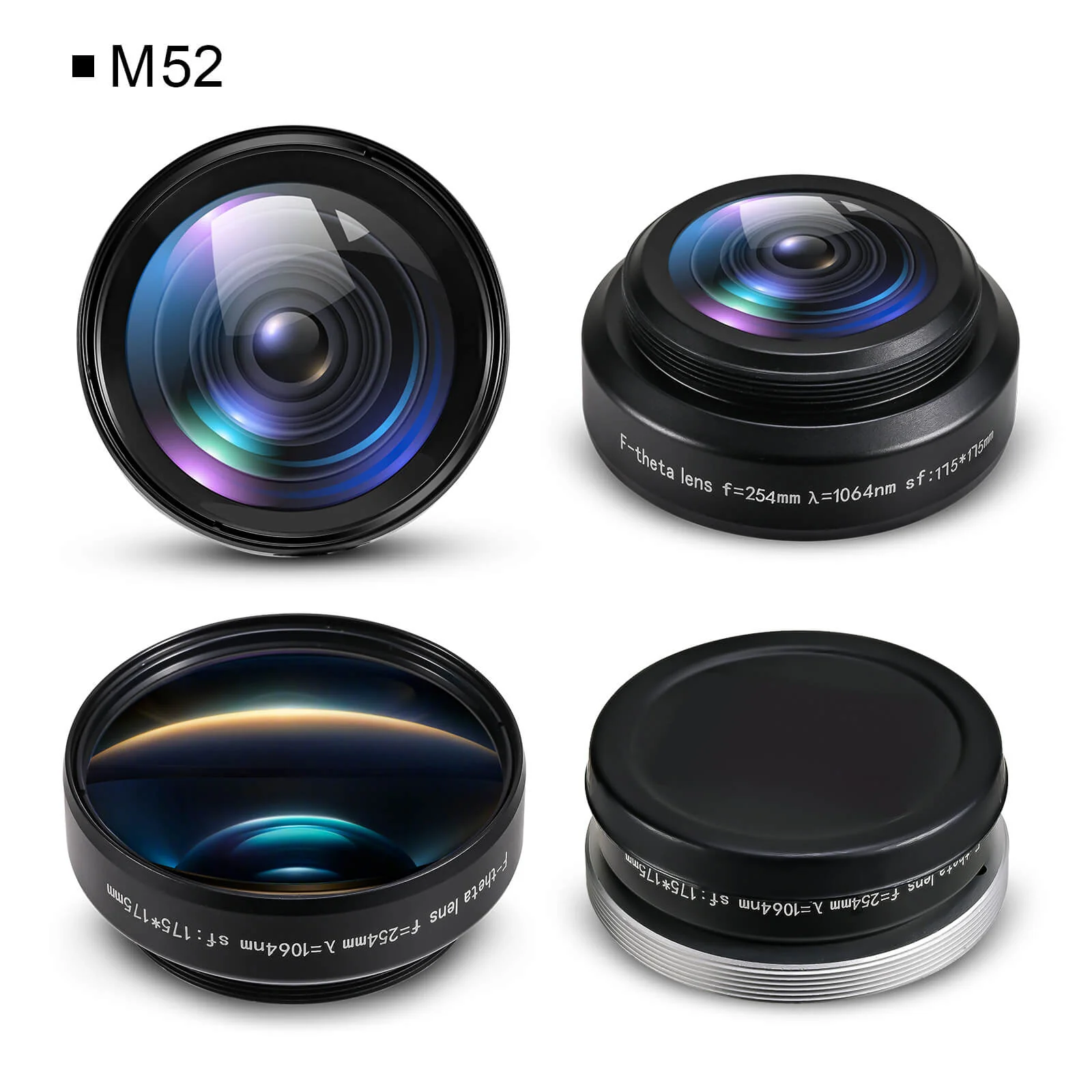 Monport F-theta M52 175mm*175mm Replacement Optical Scanning Lens for Fiber Laser Engraver - Image 5