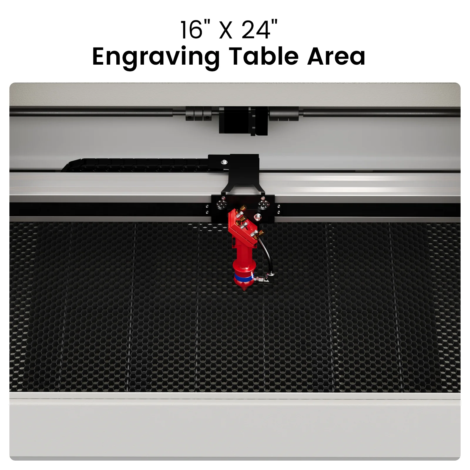 Monport 60W CO2 Laser Engraver & Cutter (24" x 16") with Autofocus - Image 6