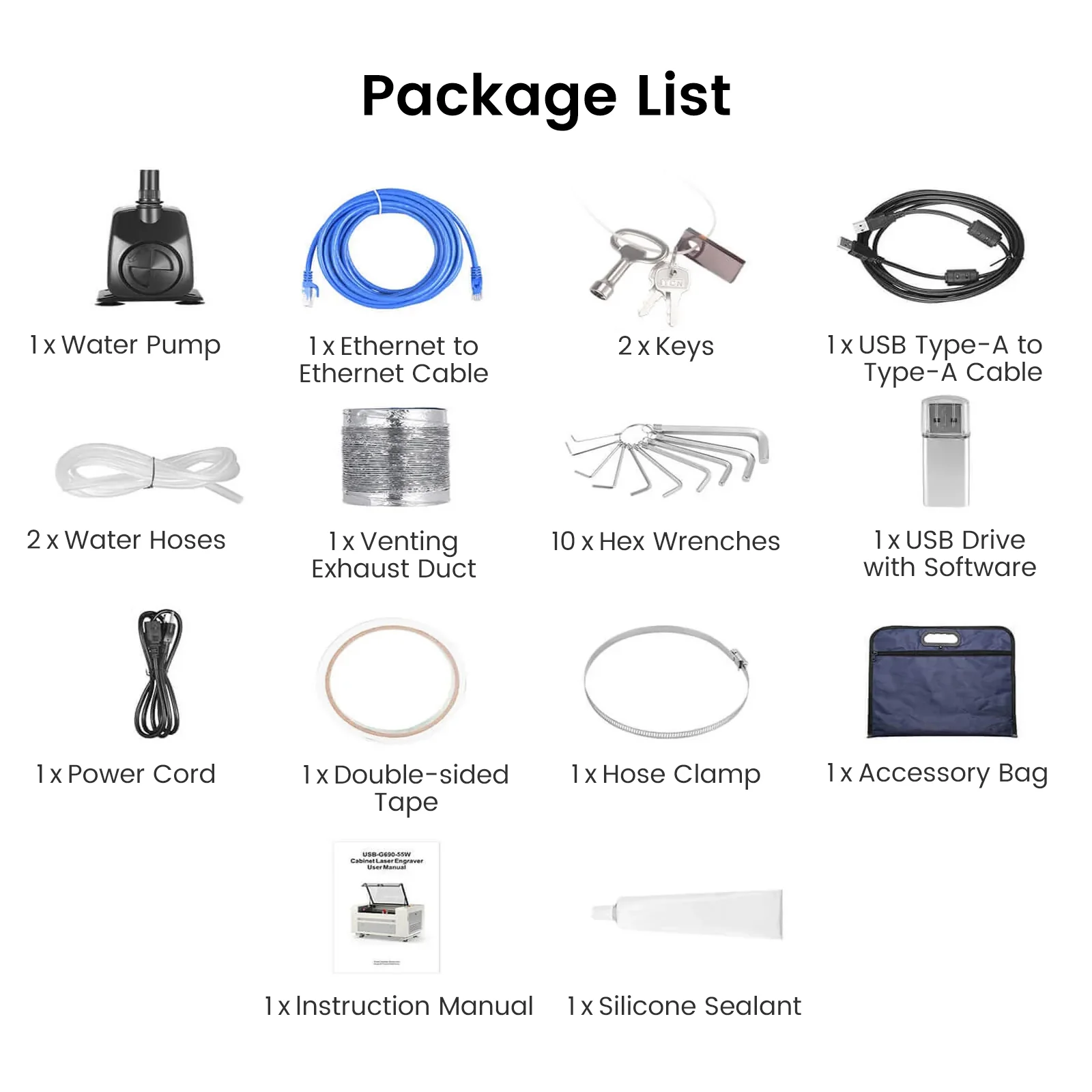 Monport 60W CO2 Laser Engraver & Cutter (24" x 16") with Autofocus - Image 8