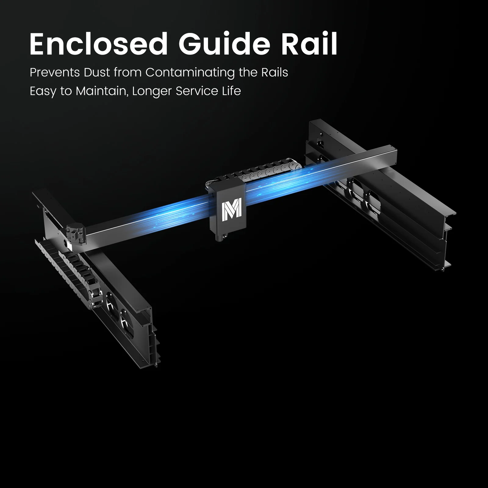 Monport Mega Lite 70W CO2 Laser Engraver & Cutter with Camera and Conveyor Belt Engraving - Image 4