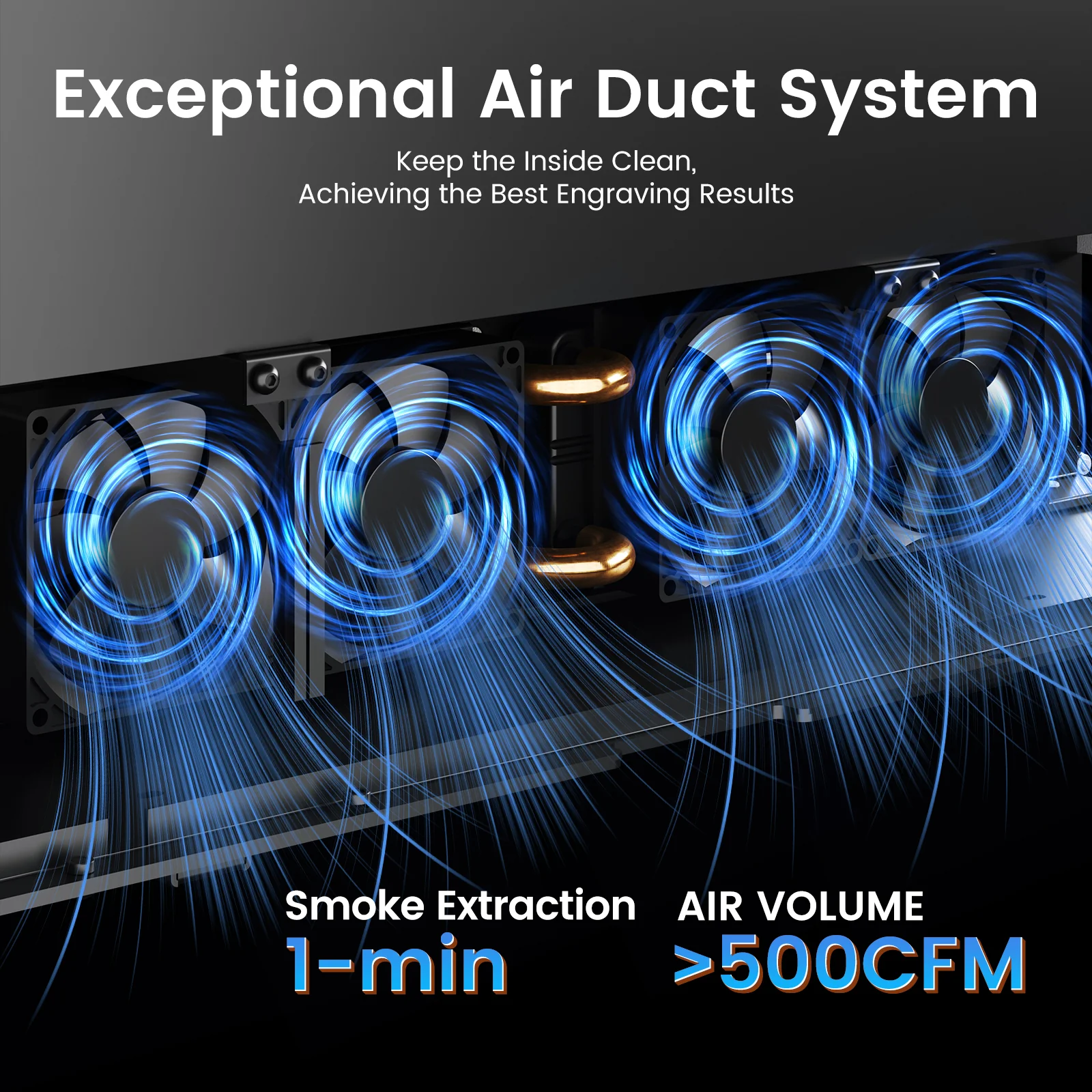 Monport Mega Lite 70W CO2 Laser Engraver & Cutter with Camera and Conveyor Belt Engraving - Image 7