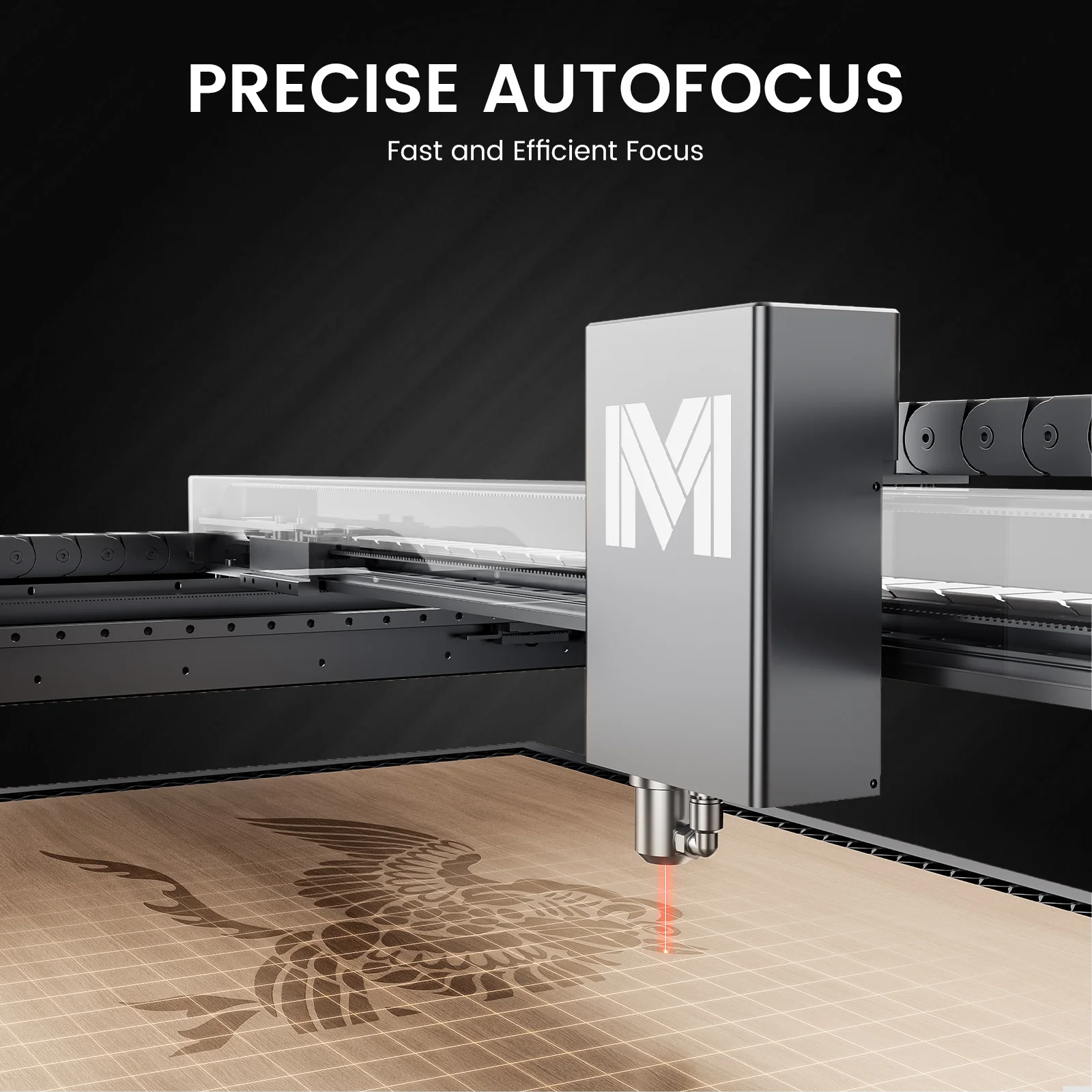 Monport Mega: The World's Premier 70W Intelligent Desktop Engraving Machine - Image 8