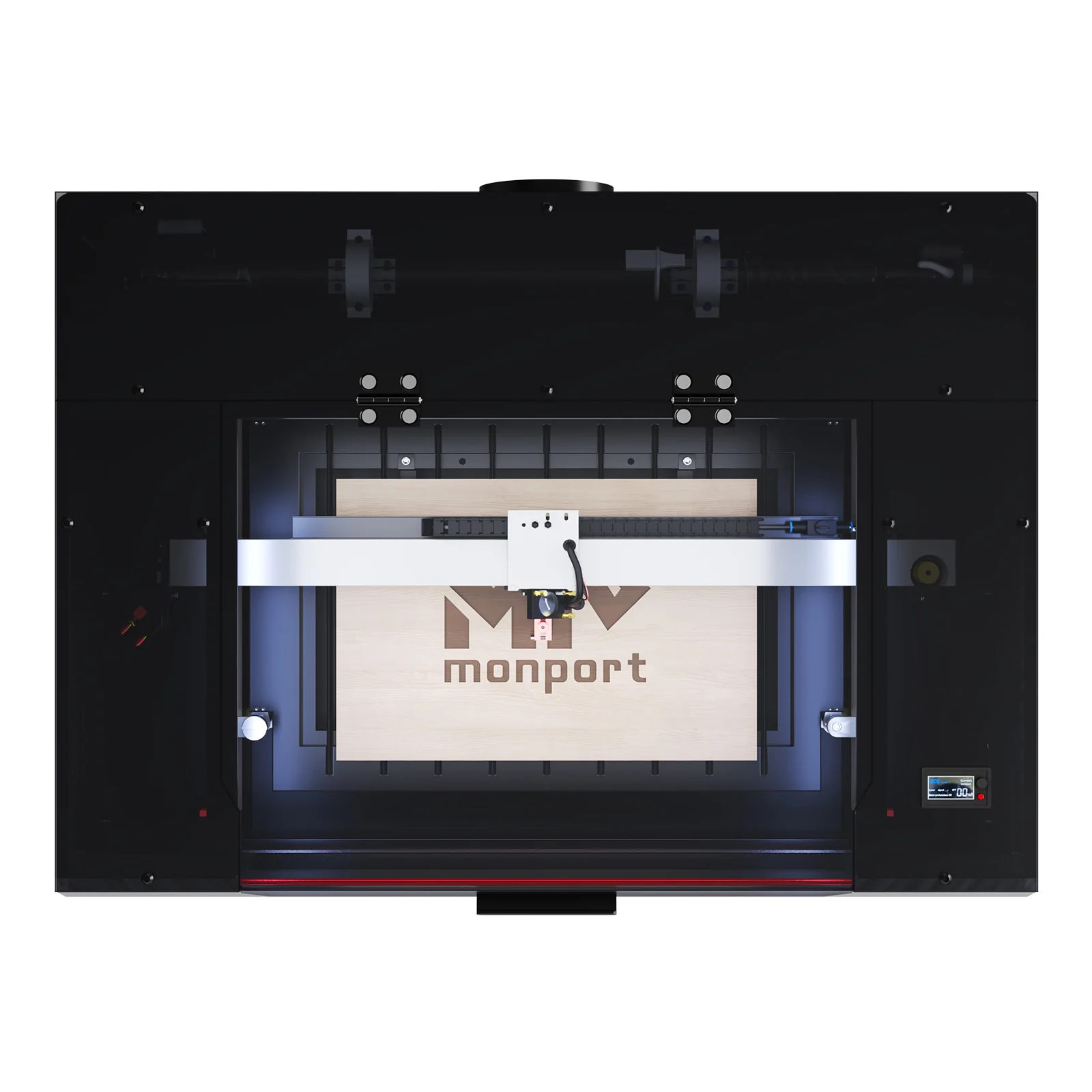 Monport Reno45 45W Desktop CO2 Laser Engraver & Cutter (16" X 12") with Magnetic Assisted Focus - Image 14