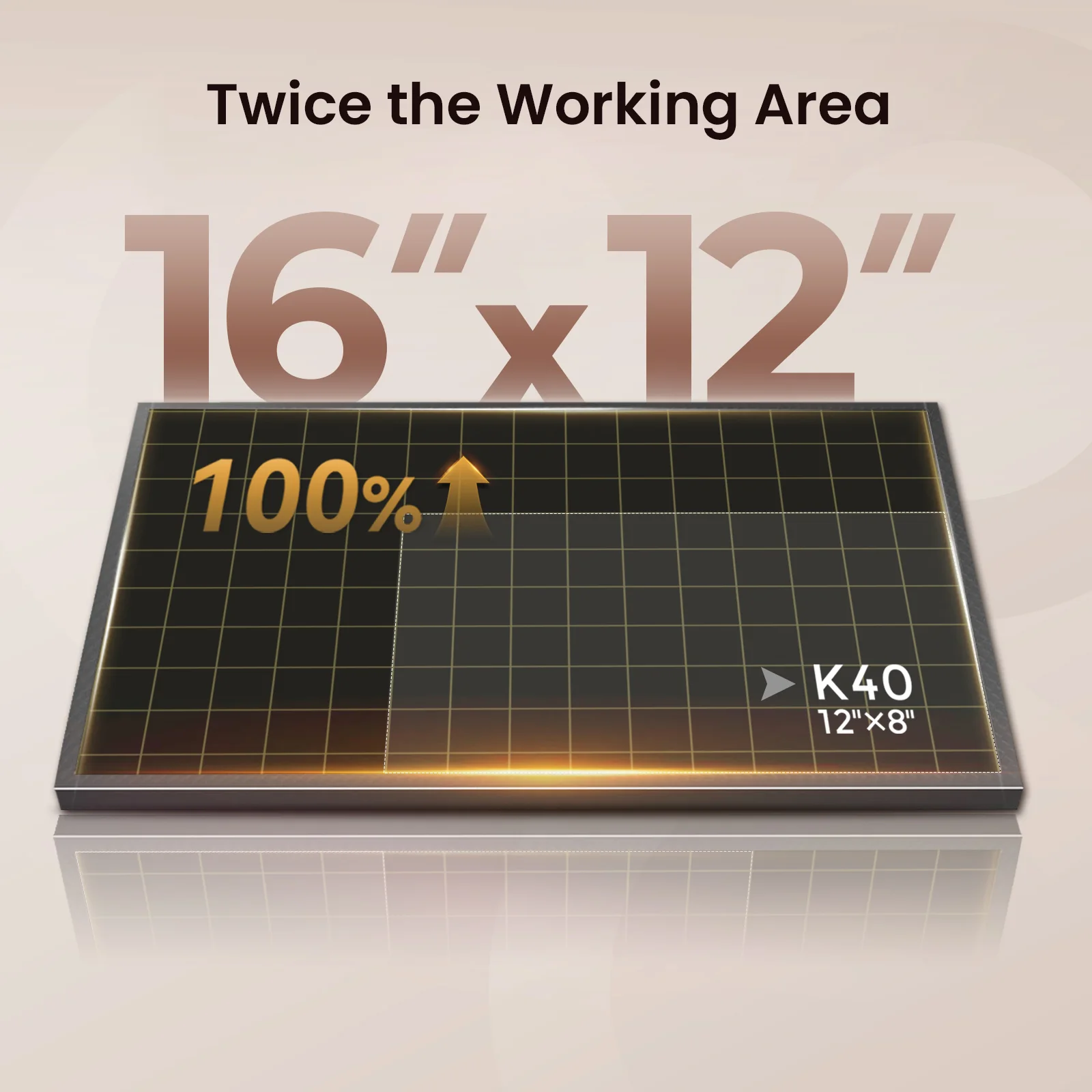 Monport Reno45 Pro Vision 45W Desktop CO2 Laser Engraver & Cutter (16" X 12") with 8MP HD Camera and Magnetic Assisted Focus - Image 12