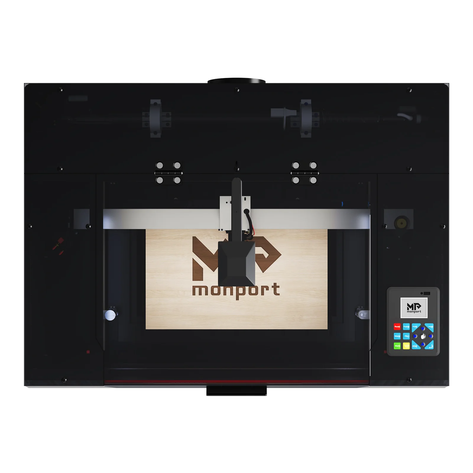 Monport Reno45 Pro Vision 45W Desktop CO2 Laser Engraver & Cutter (16" X 12") with 8MP HD Camera and Magnetic Assisted Focus - Image 13