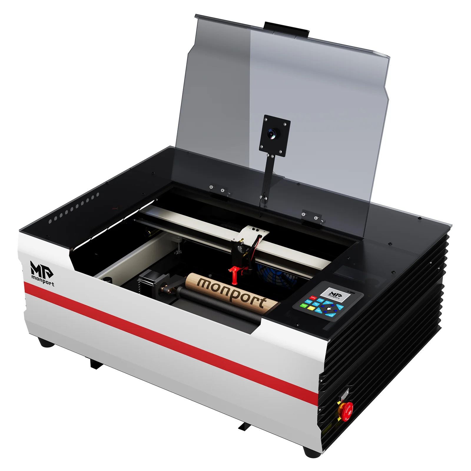Monport Reno45 Pro Vision 45W Desktop CO2 Laser Engraver & Cutter (16" X 12") with 8MP HD Camera and Magnetic Assisted Focus - Image 19