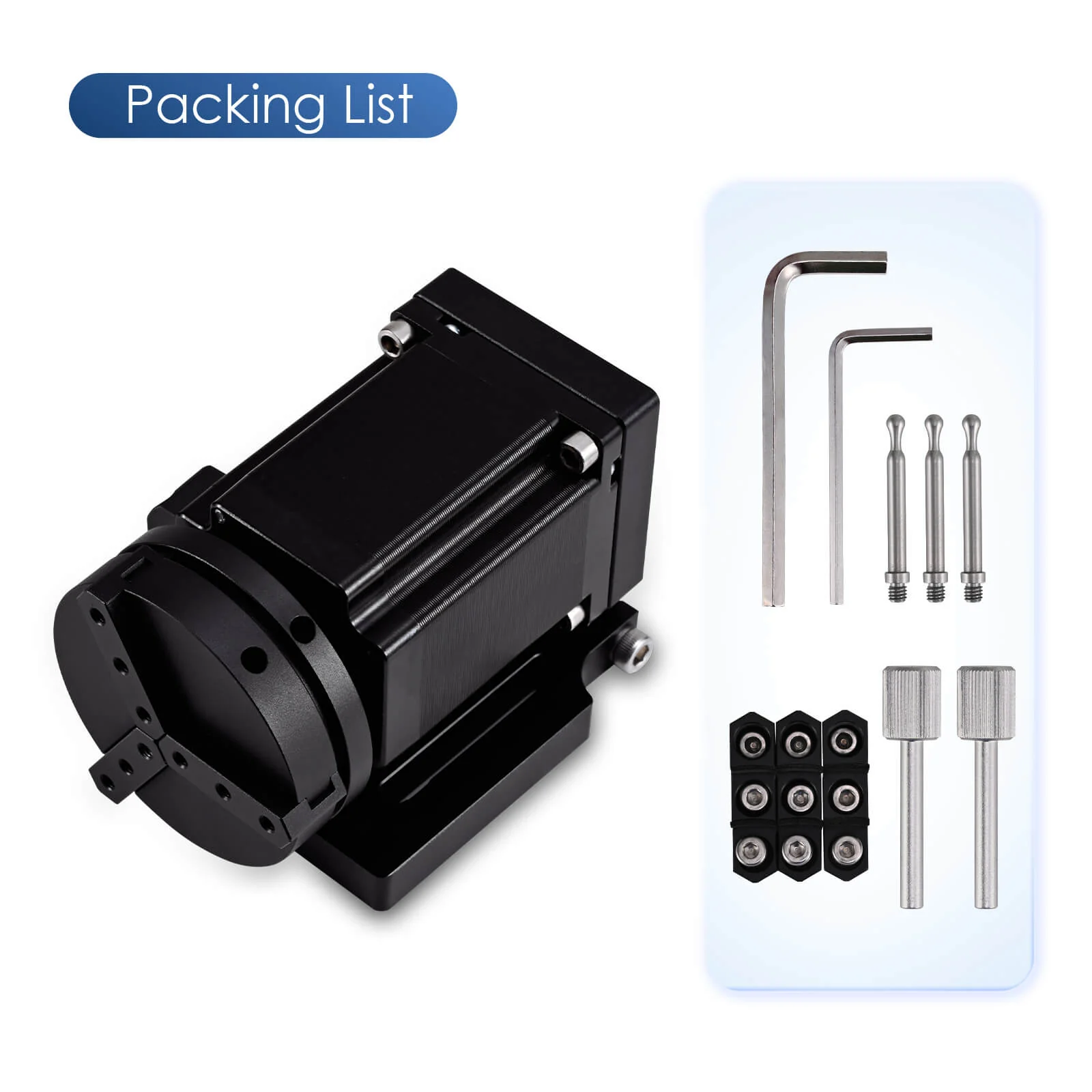 Monport Rotary Axis Chuck Attachment for Laser Engraving Machine(for fiber machines only) - Image 7