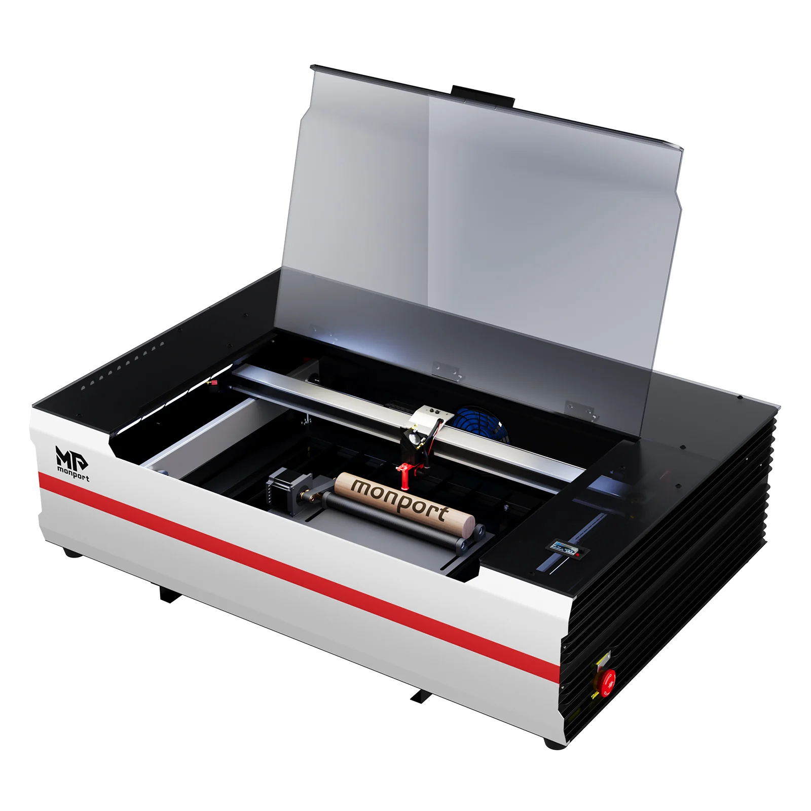 Monport Reno65 65W Desktop CO2 Laser Engraver & Cutter (24" X 16") with Magnetic Assisted Focus - Image 15