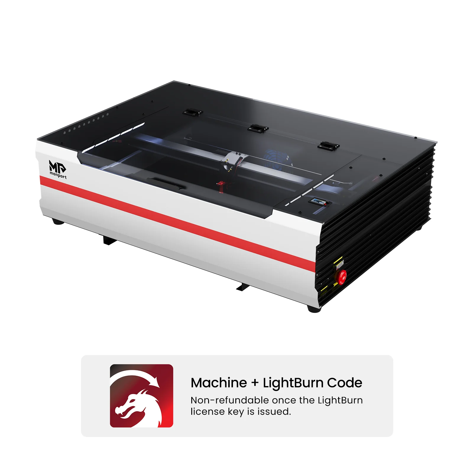 Monport Reno65 65W Desktop CO2 Laser Engraver & Cutter (24" X 16") with Magnetic Assisted Focus - Image 17