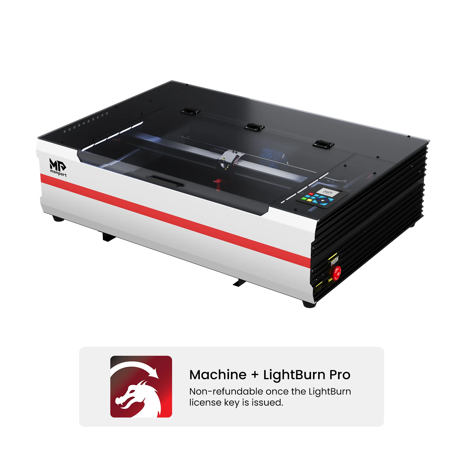 Monport Reno65 Pro 65W Desktop CO2 Laser Engraver & Cutter (24" X 16") with DSP Controller and Magnetic Assisted Focus - Image 20